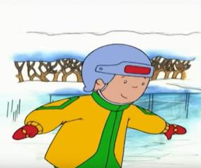 Caillou Buz Pateni Kazası