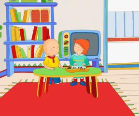 Caillou Caillou Rosie'ye Bakıyor