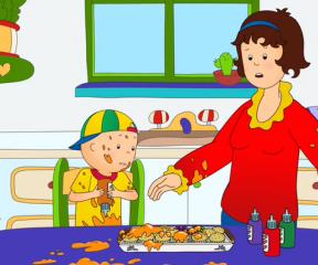 Caillou Caillou ve Cadılar Bayramı Kostümü