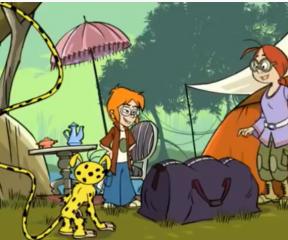 Uzun Kuyruk Marsupilami Bazıları Yeşil Sever